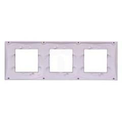 Unica Plus Ramka potrójna pionowa umbra kakaowa MGU6.006V.871