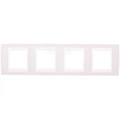Unica Plus Ramka poczwórna pozioma roz piaskowy MGU6.008.567