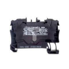 Złączka szynowa 2-przewodowa 4mm2 czarna 2004-1205 TOPJOBS