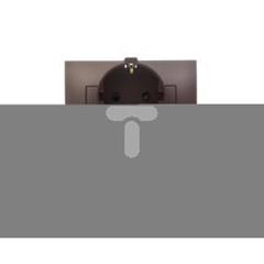 Simon 54 Gniazdo podwójne SCHUKO z/u 16A IP20 z przesłoną torów brąz mat DGSz2Z/46 WMDW-12211N-046