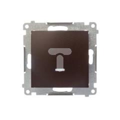 Simon 54 Łącznik pojedynczy z sygnalizacją załączenia brąz mat DW1ZL.01/46 WMDL-011xx1-046