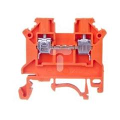 Złączka szynowa gwintowa 2-przewodowa 2,5 mm2 pomarańczowa ZSG1-2.5Np 11221318