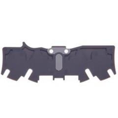 Osłona końcowa złączek szynowych 2-przewodowych Viking szara 037588