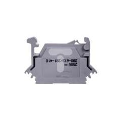 Złączka szynowa 2-przewodowa diodowa 2,5mm2 szara 280-613/281-410 