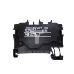 Złączka szynowa 2-przewodowa 1,0mm2 czarna 2000-1205 TOPJOBS 