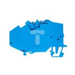 Złączka szynowa rozłączalna N 1-przewodowa 4mm2 do przewodu neutralnego niebieska 781-613 TOPJOBS 