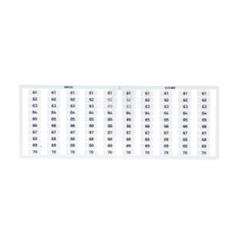 Oznaczniki WSB 10x 61-70 biały 249-602 /5szt./