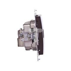 Simon 54 Gniazdo antenowe R/TV końcowe separowane brąz mat DAK.01/46 WMDA-01035x-046