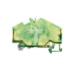 Złączka szynowa PE 3-przewodowa 4mm2 żółto-zielona 281-637 