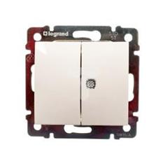 VALENA Łącznik świecznikowy ze wskaźnikiem kremowy 774345