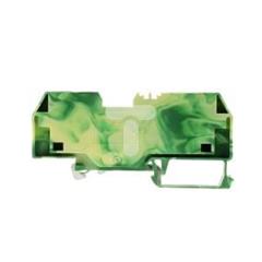 Złączka szynowa PE 2-przewodowa 16mm2 żółto-zielona 283-907