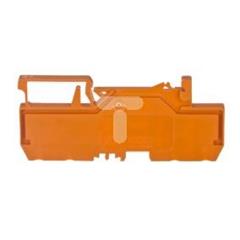 Złączka szynowa 4-przewodowa 2,5mm2 pomarańczowa 280-835 