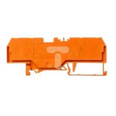 Złączka szynowa 4-przewodowa 4mm2 pomarańczowa 281-653 