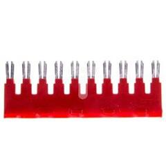 Mostek grzebieniowy 10-torowy 18A czerwony 859-410/000-005 /25szt./
