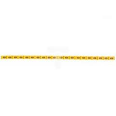 Oznacznik litery /O/ Duplix żółty 038424 (600szt.)