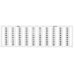 Ramka z oznacznikami 1x 201-300 209-710 /5szt./