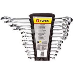 Klucze płasko-oczkowe 6-22 mm 35D757 /zestaw 12 szt./