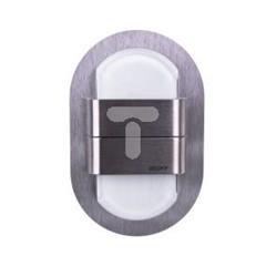 Oprawa LED 1,6W DUO RUEDA K(szlif) / WW (ciepły biały) INOX IP56 MH-RDU-K-H-1-PL-00-01
