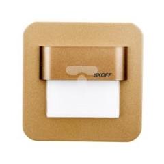 Oprawa LED 1,6W SALSA MAX M (mosiądz mat) / WW (ciepły biały) Aluminium + lakier IP56 MH-SST-M-H-1-PL-00-01