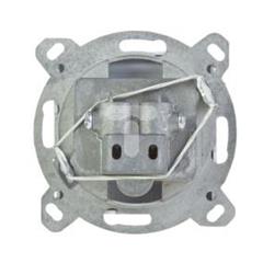 KARO Gniazdo antenowe RTV przelotowe ZAP-14-dB srebrny perłowy GPA-14SP/m/43