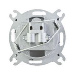 KARO Gniazdo antenowe RTV-SAT przelotowe czekoladowy metalik GPA-SSP/m/40