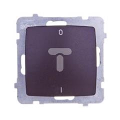 KARO Łącznik dwubiegunowy czekoladowy metalik ŁP-11S/m/40