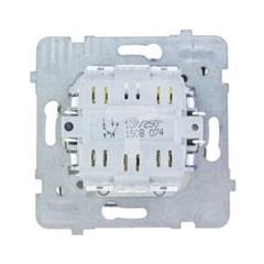 KARO Łącznik schodowy + jednobiegunowy czekoladowy metalik ŁP-9S/m/40