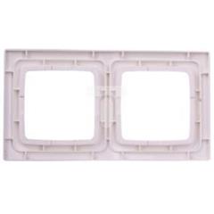 KARO Ramka podwójna do łączników IP44 ecru perłowy RH-2S/42