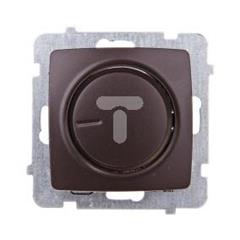 KARO Ściemniacz przyciskowo-obrotowy czekoladowy metalik ŁP-8S/m/40