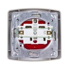 TON Gniazdo pojedyncze z uziemieniem DATA satyna + złoto GP-1CZD/16/20