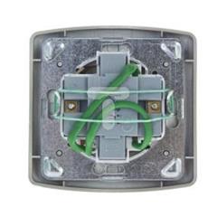 TON Łącznik podwójny schodowy z podświetleniem pomarańczowym satyna + złoto ŁP-10CS/16/20