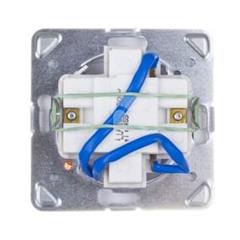 TON Łącznik podwójny schodowy z podświetleniem pomarańczowym bez ramki biały ŁP-10CS/m/00