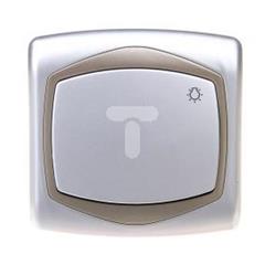 TON Łącznik zwierny światło srebro + satyna ŁP-5C/18/16