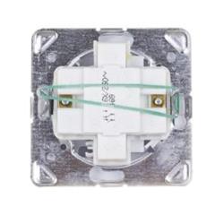 TON Łącznik schodowy + jednobiegunowy bez ramki biały ŁP-9C/m/00