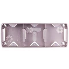 TON Puszka naścienna do instalacji wyrobów serii TON pionowa satyna PNP-3CV/16