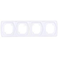 TON Ramka poczwórna pionowa biała R-4CV/00