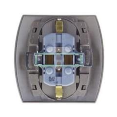 GAZELA Gniazdo podwójne z/u SCHUKO 16A IP20 satynowe GP-2JS/16/16