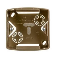 GAZELA Gniazdo pojedyncze b/u 16A IP20 z przesłonami torów srebro/ tytan GP-1JP/m/18/23