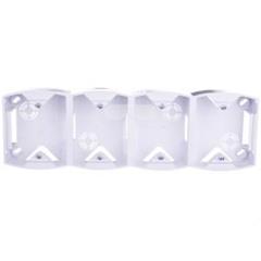 GAZELA Puszka natynkowa poczwórna pionowa biała PNP-4JV/00