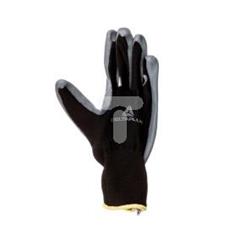 Rękawice dziane z poliestru (100%), dłoń powlekana Nitrylem, ścieg 13 rozmiar 7 VE712GR07