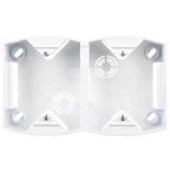 GAZELA Puszka natynkowa podwójna pionowa biała PNP-2JV/00