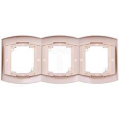 GAZELA Ramka potrójna pionowa beżowy R-3JV/01