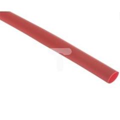 Rura termokurczliwa cienkościenna CR 6,4/3,2 - 1/4 cala czerwona 1/m/ 8-7088 /50szt./
