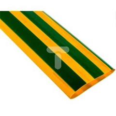 Rura termokurczliwa cienkościenna CR 38,1/19,1 - 1 1/2 cala żółto-zielona /1m/