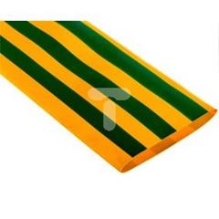 Rura termokurczliwa cienkościenna CR 50,8/25,4 - 2 cale żółto-zielona /1m/ 8-7165 /10szt./