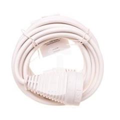 Kabel przedłużajacy (przedłużacz) 5m biały 1x230V H05VV-F3G1,5 1168444