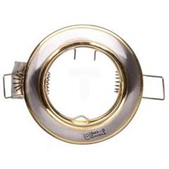 Oprawa punktowa 1x50W GX5,3 IIIkl. 12V IP20 BASK CTC-5514-SN/G satynowy nikiel/złoty 02813