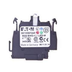 Styk pomocniczy 1Z 1R montaż czołowy dioda biała SmartWire-DT M22-SWD-K11LED-W 115972