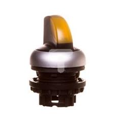 Napęd przełącznika 2 położeniowy żółty z podświetleniem bez samopowrotu M22-WLKV-Y 284396