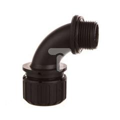 Łącznik poliamidowy kątowy M20 IP67 czarny LRSK 20M/16 E03DK-07010100501